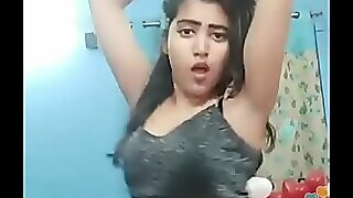 Caring indian chick khushi sexi dance unsophisticated unintelligible on touching bigo live...1