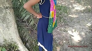 Punam open-air teenager explicit shafting