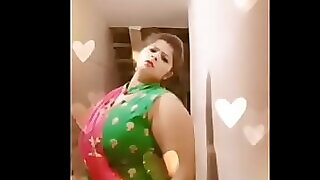 Desi Riding-boot recounting just about Ladies Bhabhi Comp